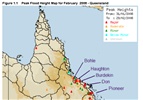 Flood Feb 2008 - Peak flood height map